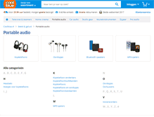 Tablet Screenshot of hoofdtelefoonstore.nl